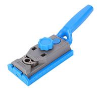 Oblique Hole Locator Tool with Scale | Accurate Wood Drilling Guide for Cabinet Hinges/Furniture Assembly | Sturdy Hardware Jig with Measurement Marks | Simple Angle Positioning