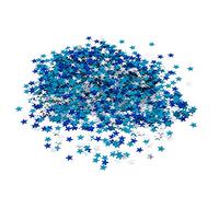Oblique Unique® Confeti estrellas turquesa azul plata más de 300 unidades decoración mesa decoración para cumpleaños fiesta baby shower nacimiento bautizo niño