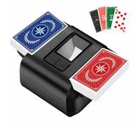 OBLITZON Mezclador de Cartas para 1-2 Barajas, Parada Auto/Manual, USB-C