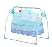 OBLLER Columpio automático para bebés con seguridad eléctrica y alfombrilla
