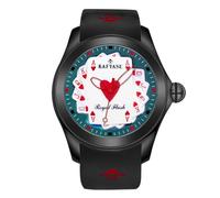 OBLVLO Kafyase - Reloj deportivo de lujo para hombre, esfera de tierra, PVD, resistente al agua, automático, esfera de tigre, reloj mecánico de goma, KF-PR-05, Moderno