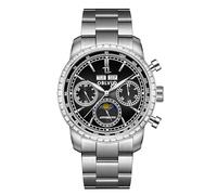 OBLVLO Reloj mecánico automático multifuncional de oro rosa para hombre, reloj de pulsera de lujo con correa de cuero superluminosa, clásico GC-MUT, GC-MUT-D-YBYS, Moderno