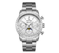 OBLVLO Reloj mecánico automático multifuncional de oro rosa para hombre, reloj de pulsera de lujo con correa de cuero superluminosa, clásico GC-MUT, Gc-mut-d-ywys, Moderno