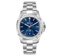OBLVLO Top Luxury Brand Diamonds Bisel Square Dial Moonphase - Reloj automático para hombre, superluminoso, oro rosa, mecánico, FM-SL, Fm-sl-dd-d-ylys, Mecánico, automático, reloj automático