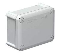 OBO Bettermann 2007255 Caja de Derivación T 100, con conos, Polipropileno, Gris luminoso, 150mm x 116mm x 67mm interiores