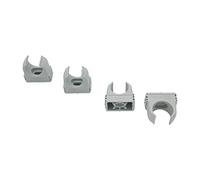OBO Bettermann M20 - Abrazaderas para tubo (20 mm, 30 unidades), color gris claro