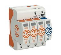 Obo-bettermann - Descargador sobretensión v20 3 polos con npe 280v