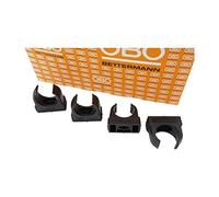OBO Bettermann M25 - Abrazadera para tubos (20 unidades, 25 mm, 20 unidades), color negro
