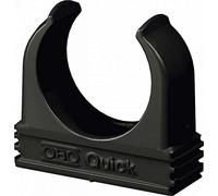 OBO Bettermann Quick de abrazadera M40, 50 unidades, color negro