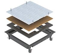 Obo-bettermann sist.canaliz.suelo - Tapa caja regto.zes9-2u10t9011 montaje universal poliamida