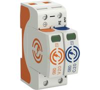 Obo-bettermann sist.prot.sobr.rayo - Descargador sobretensión v20 1 polo con npe 280v