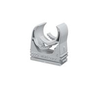 Obo-bettermann sistema conex.fij. - Abrazadera m-quick 15-19mm gris claro ral7035