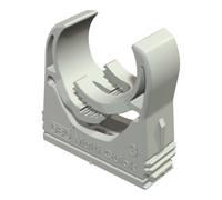 Obo-bettermann sistema conex.fij. - Abrazadera m-quick 25-28,5mm gris claro ral7035