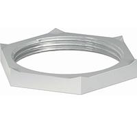Obo-bettermann Sistema conex.fij. - Contratuerca Dientes cortante m50x1,5 niquelado Laton