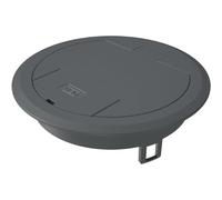 Obo-bettermann - Toma suelo ges r2 9011 salida cable poliamida negro gris