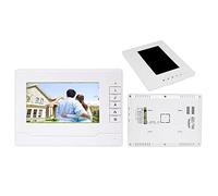 OBO HANDS 7 pulgadas TFT Color Video Intercomunicador Videoportero Timbre con Cable Timbre Interfono Pantalla Monitor para el Hogar Apartamentos
