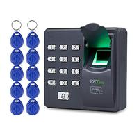 OBO HANDS Digital Eléctrico Dedo Escáner Código Lector RFID Sistema de Control de Acceso de Huellas Digitales Biométrico Sistema de Reconocimiento X6 + 10pcs Keyfobs