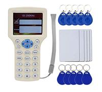 OBO HANDS Ingles RFID NFC Copier Reader Writer Duplicator 10 Programador de Frecuencia con Pantalla a Color + 5pcs EM4305 Card + 5pcsT5577 Keyfob + 5Pcs UID Keyfob