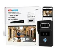 OBO HANDS Videoportero 2 Hilos WiFi 7" Tuya con Apertura Remota | Pantalla 7" IPS, Cámara 1080p Visión Nocturna, Instalación 2 Hilos, Apertura App/RFID/Pantalla, 32GB Local, IP55