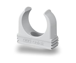 OBO Quick abrazaderas M25 Lichtgrau 2955/M25 100 unidades)