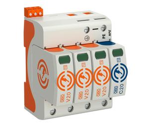 OBO V20 Tipo 2 Protector Contra Sobretensiones 3P+NPE 280V 40kA - 5095333