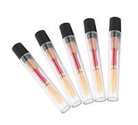 Oboe Reeds, 5 Pcs Oboe Reed Caña Oboe Medio Suave Hecho a Mano Instrumento Musical Oboe Reed Bambú Accessories Rojo con Estuche/Tubo reemplazo para Principiantes Oboe Accesorios