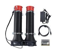 Obokidlyamor 2 tubos de admisión Turbine II mejorados, simulador de detección de viento, cambio de velocidad del viento en el volante del juego de carreras PC USB para Logitech/Thrustmaster/fanatec