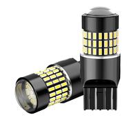 OBOLED T20 LED Bombillas 12V 24V 78SMD W21W W21/5W 7443 7440 para Coche DRL Diurnas Luces Señal de Giro de Marcha Trás Freno Traseras Luz 6500K Blanco 2Pcs