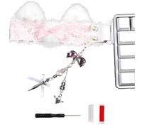 Obotsnoi 2. Cinta de encaje lavable a máquina, decoración desmontable para configuración de computadora, creativa