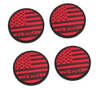 Obotsnoi 4 emblemas de metal con bandera de coche, carrocería, maletero, calcomanía decorativa, emblemas 3D