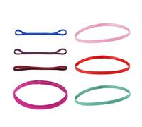 Obotsnoi 7 diademas deportivas elásticas finas antideslizantes con agarre de silicona que absorbe el sudor para fútbol, correr, baloncesto, fitness, finas, transpirables, absorben el sudor