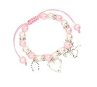 Obotsnoi Abalorio extensible de elfos con perlas de imitación brillantes, longitud ajustable para un uso diario cómodo, perlas de imitación a la moda, One Size, como se describe