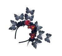 Obotsnoi Accesorio para peinar el cabello con alambre flexible, ideal para fiestas en el jardín y galas, eventos de gala, mariposa y flores