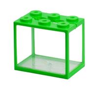 Obotsnoi Acuario apilable que ahorra espacio, construcción de 6 agujeros, adecuado para peces de escritorio, mantenimiento simple, acuario de escritorio
