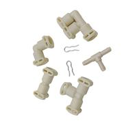 Obotsnoi Adaptador de válvulas de máquina de café, fácil de usar, válvula de instalación, conector de textura para cocina, electrodomésticos, pieza de repuesto