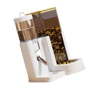 Obotsnoi Alimentador para hámster y dispensador de agua, sistema automático, diseño de pin, botella transparente para agua, comedero para hámster para uso doméstico