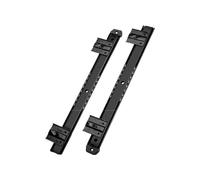 Obotsnoi Bandeja de teclado negra de 35 mm de grosor, soporta hasta 24 cm de extensión y posiciones cambiables, soporte permanente para bandeja de teclado