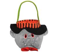 Obotsnoi Bolsa de truco o trato de Halloween, diseño de brujas, vampiros, tela no tejida, decoración de fiestas de Halloween, bolsa de decoración