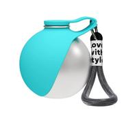 Obotsnoi Botella de agua de viaje para perros, 285 ml, a prueba de fugas, con cuenco, para caminar, senderismo, uso al aire libre, dispensador de agua portátil para mascotas