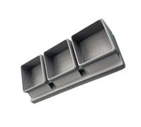 Obotsnoi Botella de tamaño de 1,8 cm de profundidad que evita golpes accidentales, ideal para recipientes de solución de lavado de 40 ml, soporte de líquido antipunta