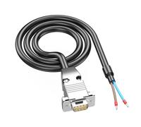 Obotsnoi Cable adaptador DB9port a RS485 con enchufe de metal, textura de cable flexible para sistemas de ingeniería de comunicación, línea de comunicación