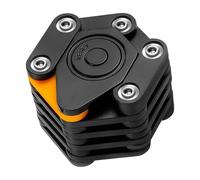 Obotsnoi Cadena compacta de acero plegable antiarañazos y contraseña para ciclismo, viajes, cobertizos, ciclismo ligero