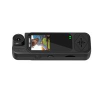 Obotsnoi Cámara de bolsillo portátil de 1080P con rotación de 180 grados, grabadora de vídeo digital portátil, para ciclismo, deportes, viajes, videocámara deportiva