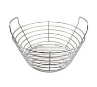 Obotsnoi Cesta portátil de malla de acero inoxidable para asar a carbón en el patio trasero, cesta de barbacoa a prueba de óxido