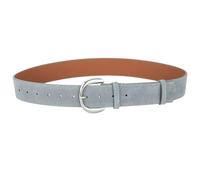 Obotsnoi Cinturón de cuero para mujer, estilo único, cintura elástica para uso casual y activo, elegante cinturón de fiesta, azul claro, Talla única