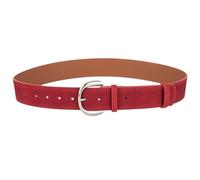 Obotsnoi Cinturón de cuero para mujer, estilo único, cintura elástica para uso casual y activo, elegante cinturón de fiesta, rosso, Talla única