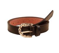 Obotsnoi Cinturón de moda para mujer, longitud ajustable, piel sintética, para uso casual y activo, vintage, para mujer, 19277 negro, Talla única