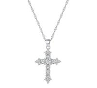 Obotsnoi Collar clásico cruzado ligero para el cuello, elegante cadena para el cuello para atuendo formal casual a juego, accesorio unisex, elegante cadena de clavícula