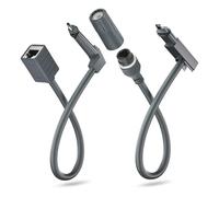 Obotsnoi Conector adaptador Ethernet RJ45 de dos maneras de usar para pequeños dispositivos satelitales con transferencia de datos rápida, alta compatibilidad para adaptador de satélite