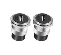 Obotsnoi Conector de panel USB 3.0 de 22 mm circular de metal USB2./USB3. Módulo de transmisión de datos de rosca para industrial